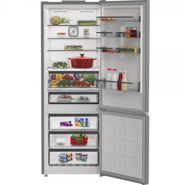 COMBI 490LT H.192CM CE.D NOFROST DUAL INV.LED INOX
