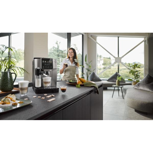 ECAM220.91.TB MACCH CAFFE SUPERAUT MAGNIFICA START LATTECREMA HOT TITANIUM BLACK