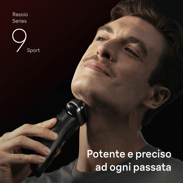 RASOIO RIC.W&D C/STAZION.DI PULIZIA SERIE9 NERO