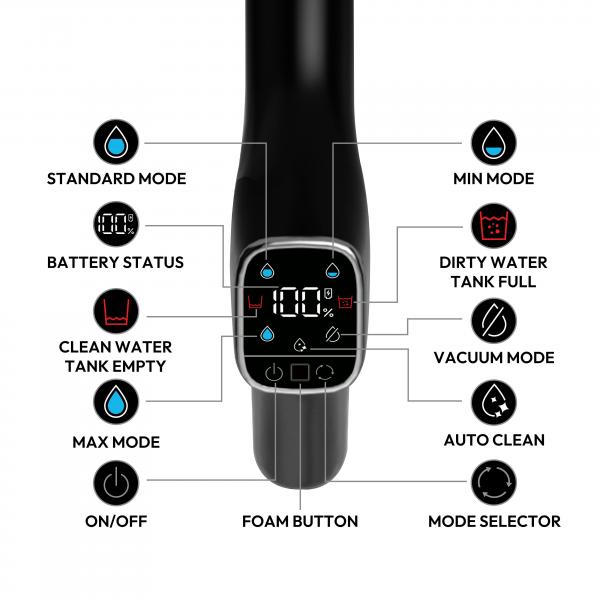 HFWZ510 LAVAPAVIMENTI 50 MIN. 25000 PA LAVA RULLO 100 C I-PRO CLEAN Z5
