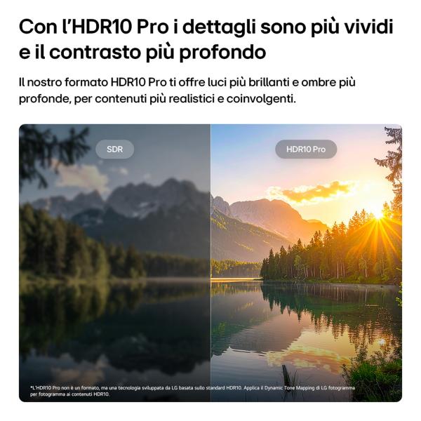 27LB70006LA.API TVC LED 27 FHD 120 Hz WIFI HDR10 2HDMI 1USB BT NERO