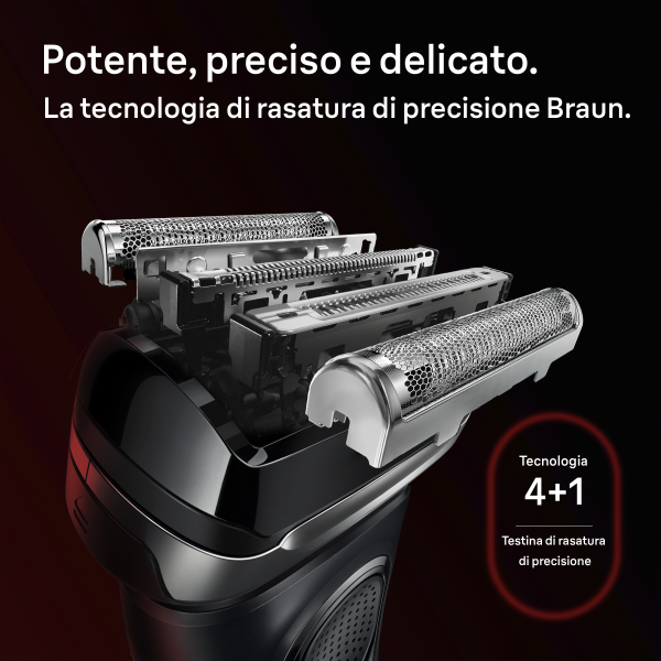 RASOIO RIC.W&D C/BASE DI RICARICA SERIE 9 NERO