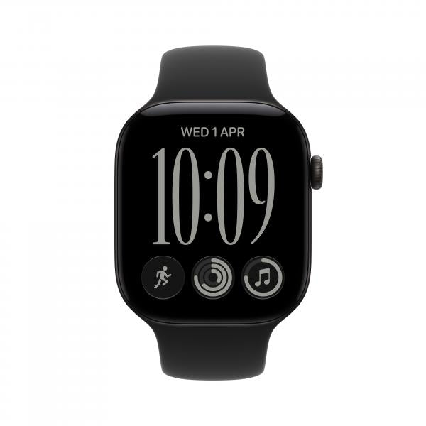 MJEA4QL/A Apple Watch 12 GPS 42mm Black + Black BAND - S/M
