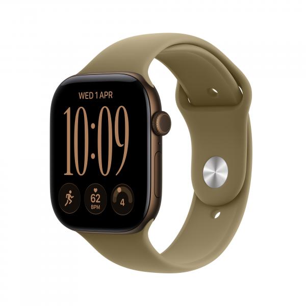 MJEF4QL/A Apple Watch 12 GPS 42mm Dark Bronze + Olive BAND - S/M