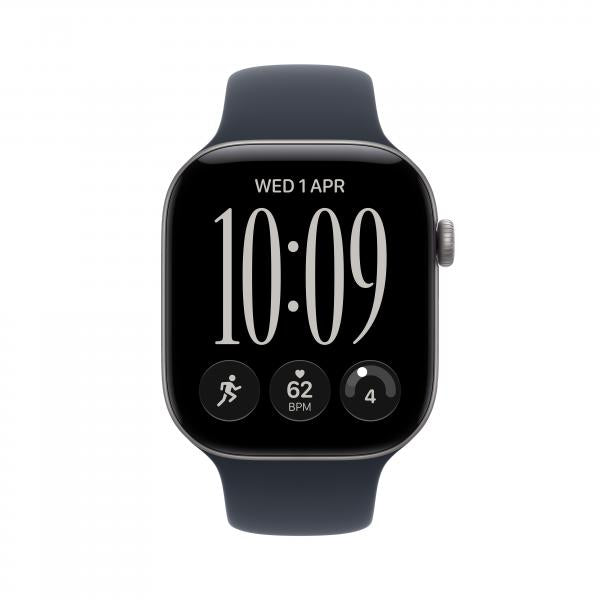 MJE74QL/A Apple Watch 12 GPS 42mm Space Grey + Navy Blue BAND - S/M