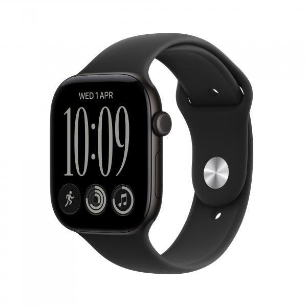 MJEK4QL/A Apple Watch 12 GPS 46mm Black + Black BAND - S/M