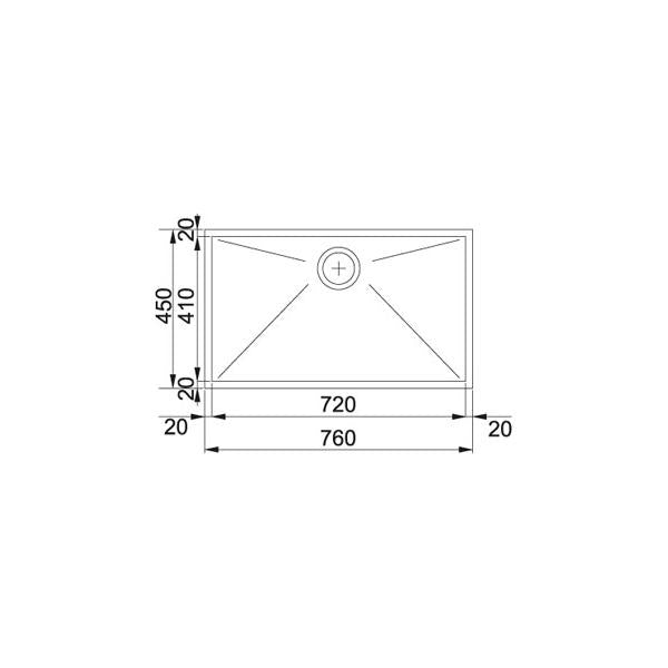 Franke PPX 110-72 Acciaio inossidabile