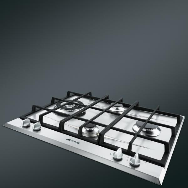 P261XGH PIANO COTT 60CM 3F+1TC FRONT ROMBO INOX GHISA