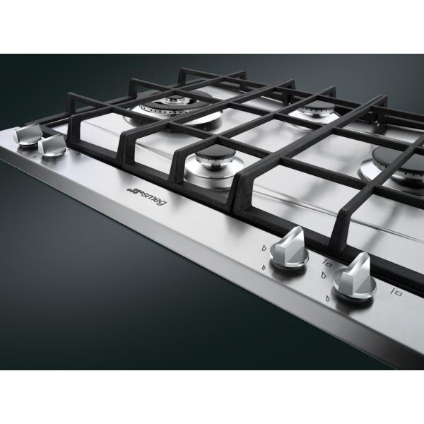 P261XGH PIANO COTT 60CM 3F+1TC FRONT ROMBO INOX GHISA