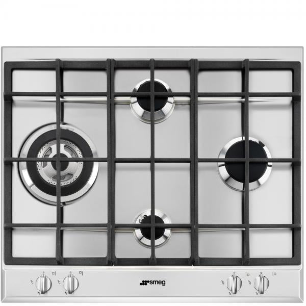 P261XGH PIANO COTT 60CM 3F+1TC FRONT ROMBO INOX GHISA