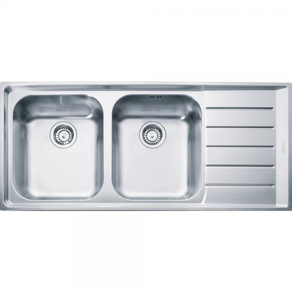 Franke NEX 221 Lavello montato su piano Rettangolare Acciaio inossidabile