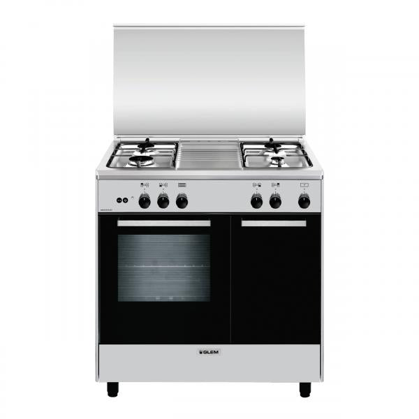 CUCINA 80CM 4F F.GAS CL.A INOX ALPHA