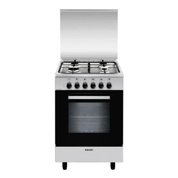 CUCINA 53CM 4F F.MULTI6 CL.A INOX ALPHA