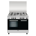 CUCINA 90CM 4F+1TR.COR. F.GAS CL.A INOX ALPHA