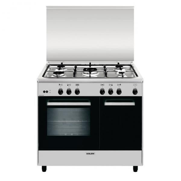 CUCINA 90CM 4F+1TR.COR. F.GAS CL.A INOX ALPHA