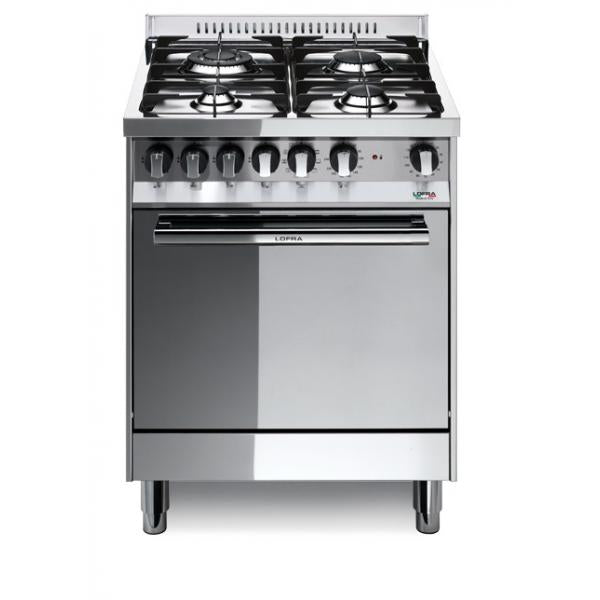CUCINA 60CM 3F/GAS+TR.COR.F.GAS VEN.66LT MAXIMA IX