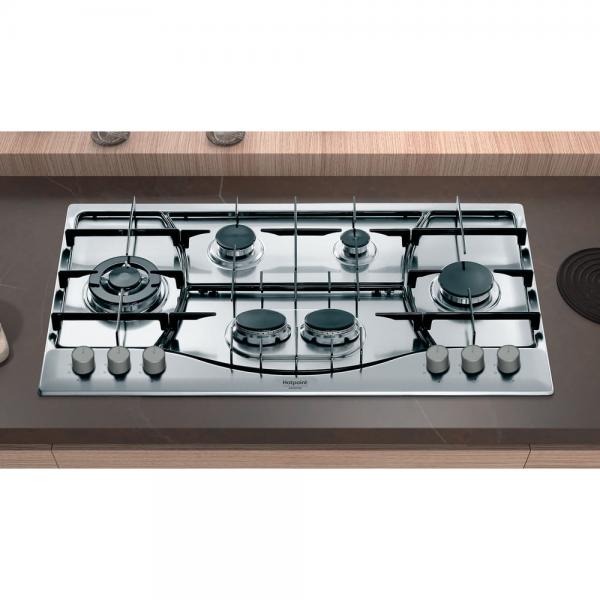 P.COTT.GAS 6F+1TRIPL.CORONA DOUBLE FACE INOX