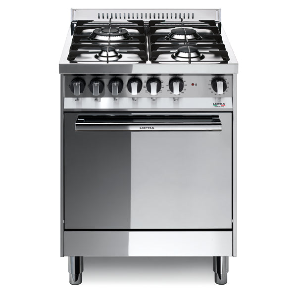 CUCINA 60CM 3F/GAS+TR.COR. F.MULTI9 66LT MAXIMA IX