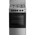 CUCINA 50CM 4F/GAS F.ELETT.CL.B 54LT 3FUNZ.SILVER