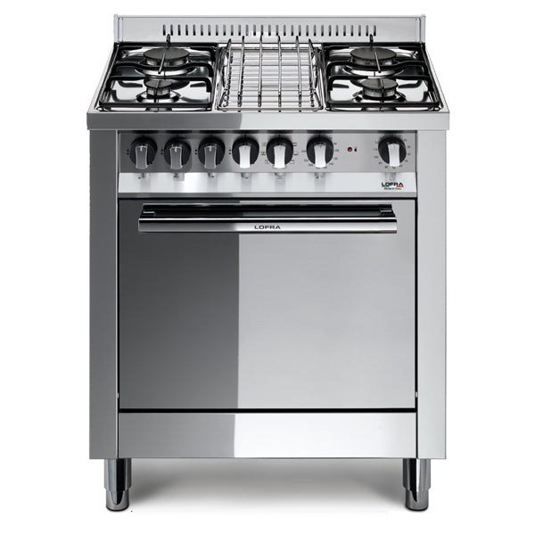 CUCINA 70CM 4F/GAS F.ELET.MULTI 57LT MAXIMA INOX