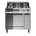 CUCINA 80CM 4F/GAS+TR.COR.F.GAS 66LT MAXIMA INOX