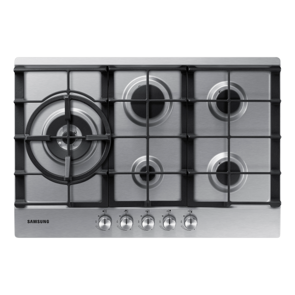 Samsung NA75J3030AS Piano cottura a gas 75cm 5 bruciatori, Inox