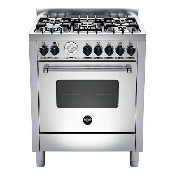 CUCINA 70CM 5F/GAS F.ELETT.MULTI.9 AMERICANA INOX
