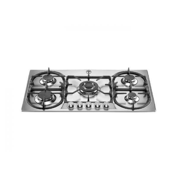 P.COTT.GAS 90CM 4F+1TRIPL.COR. G.GHISA FUTURA INOX