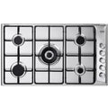 P.COTT.GAS 90CM 4F+1TRIPL.CORONA INOX