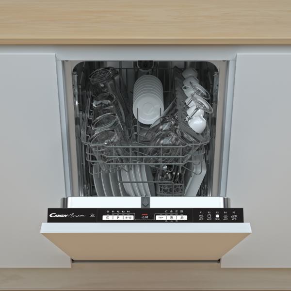 LAVAST.SC/TOT.SLIM 45CM 9COP.5PROG. CE.F LED