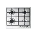 P.COTT.GAS 60CM 4F G.METALLO INOX