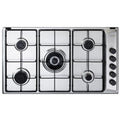 P.COTT.GAS 90CM 4F+1TRIPL.COR. G.SMALT. INOX