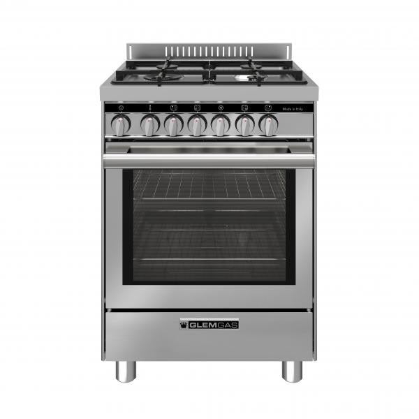 CUCINA 60CM 3F+1TRIPLA F.ELETT. CL.A+ INOX