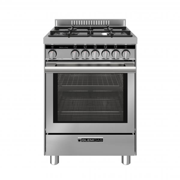 CUCINA 60CM 3F+1TRIPLA F.GAS CL.A INOX