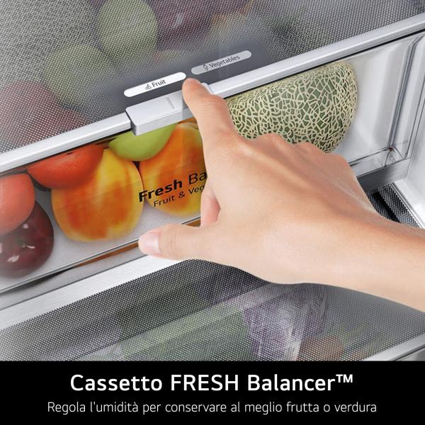 COMBI 500LT CE.E NOFROST INV. WIFI DISP.LED SABBIA