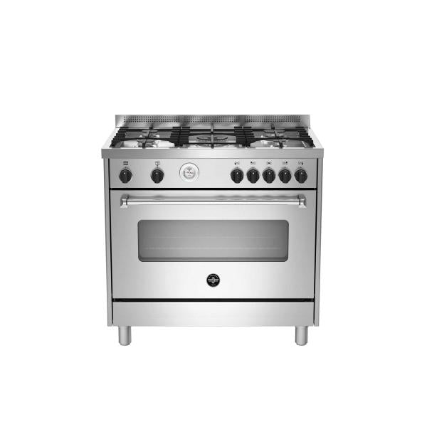 CUCINA 90CM 5F/GAS F.ELETT.MULTIF. INOX