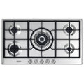P.COTT.GAS 90CM 4F+1TRIPLA CORONA G.GHISA INOX