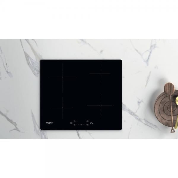P.COTT.INDUZ.60CM 4Z.TOUCH VETROCER.FORO 48CM NERO