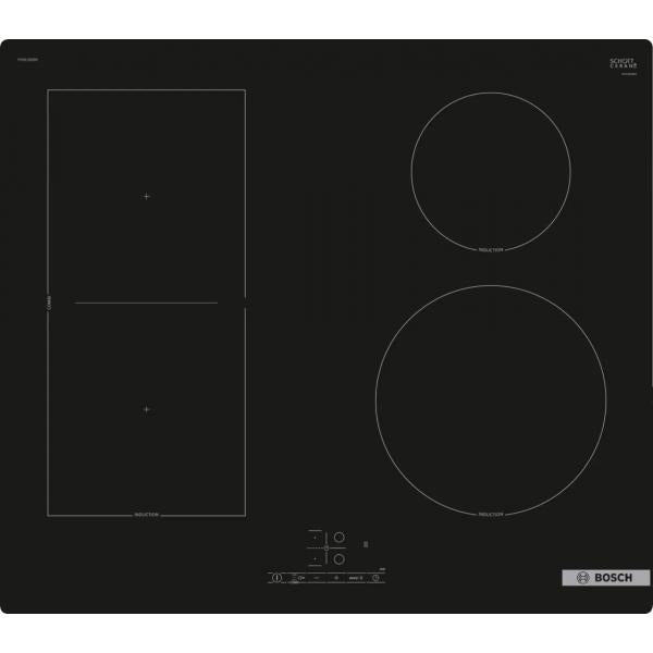 P.COTT.INDUZ.60CM 4ZONE 1COMBI TOUCH VETROCER.NERO