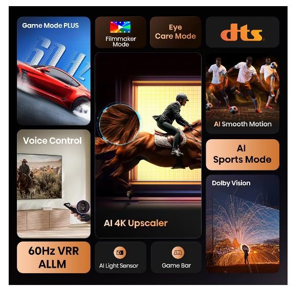 85A69Q TVC LED 85 4K SMART HDR10+ VIDAA U9 HDMI 2.1 AIRPLAY DOLBY VISION CERT