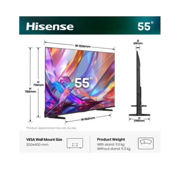 55E79S TVC LED 55 QLED SMART TV HDR10 60HZ 330 NIT DOLBY VISION ATMOS P. LATER.