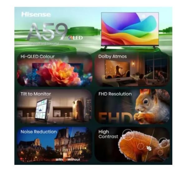TV QLED 32"FHD DVBT2/S2 SMART VIDAA
