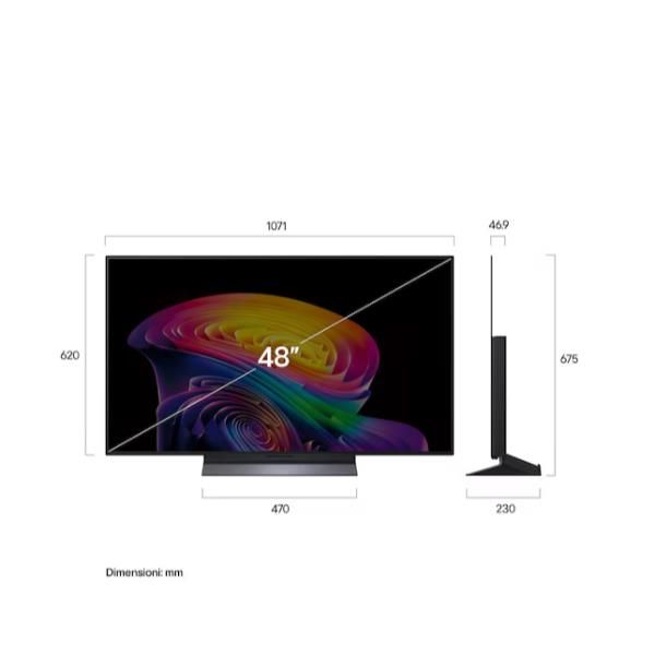 OLED48C65LA.API TVC LED 48 OLED SMART A11 AI HDR10 WIFI 4HDMI 2USB DOLBY VISION TEL PUNTATORE