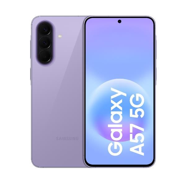 SM-A576BZVDEUE S.PHONE 5G A57LILAC 6.7FHD+ 120HZ 8CORE 8/256 FOTO 50+12+5MP FRONT 12MP 5000mAh